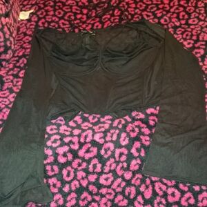 Fashion Nova Black Long Sleeve Top